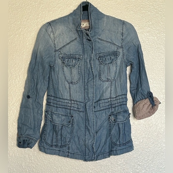 Anthropology Marrakech Demin Jacket size XS. - Picture 3 of 11